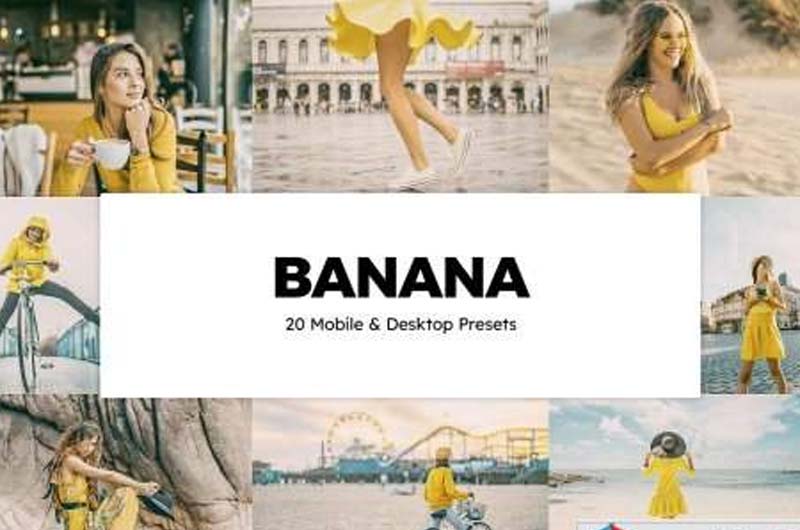 20 Banana Lightroom Presets