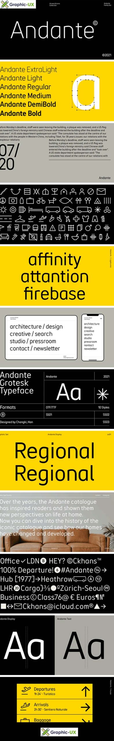 Andante Font Family