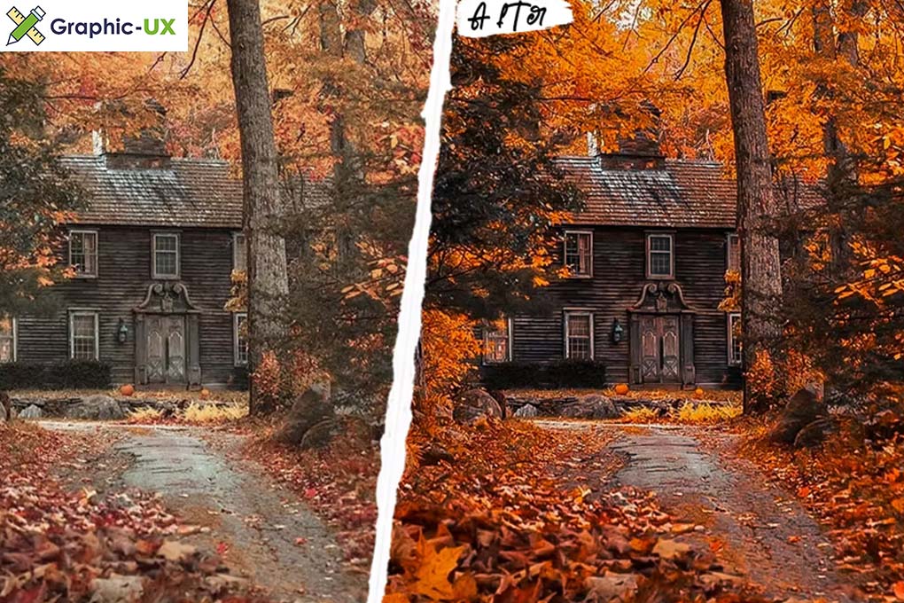 Autumn Photoshop Actions & Lightroom Presets