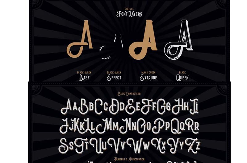 Black Queen Font