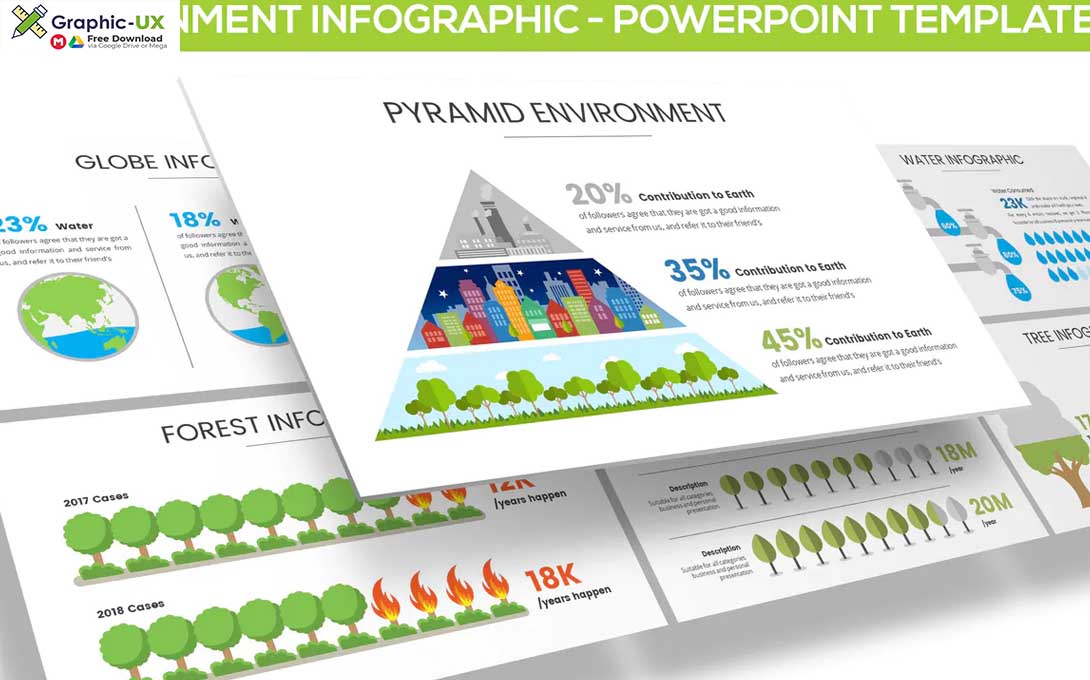 Environment Infographic for Powerpoint