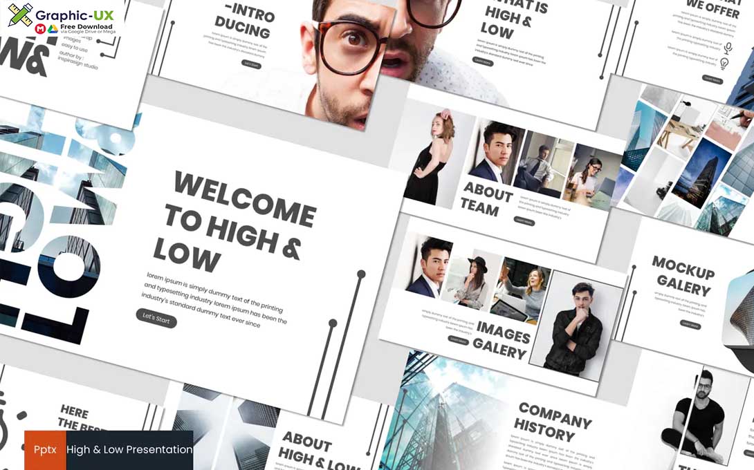 High & Low - Powerpoint Template