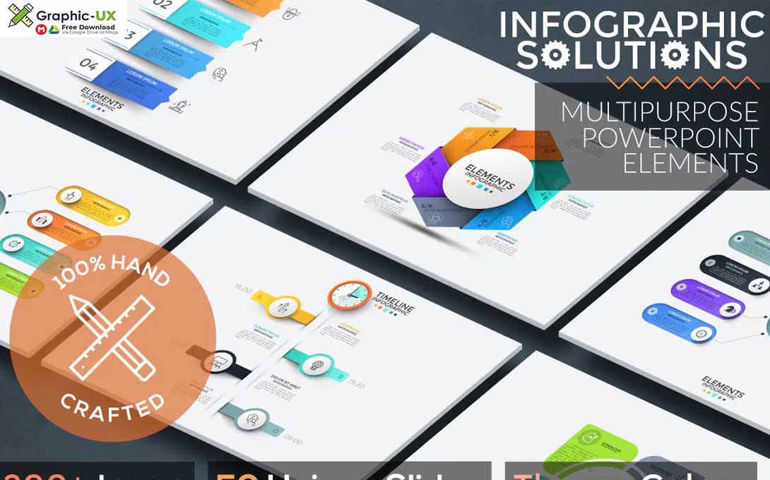 Infographic Solutions. P1. Powerpoint Template