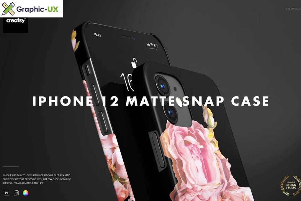 iPhone 12 Matte Snap Case 1 Mockup