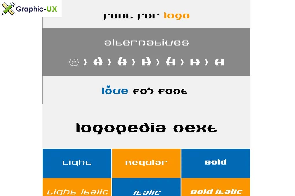 Logopedia Next Font