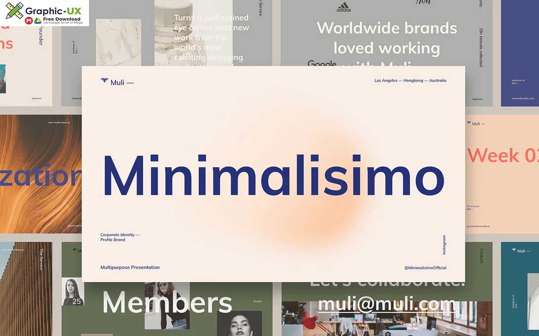 Muli™ Minimalist Powerpoint Presentation