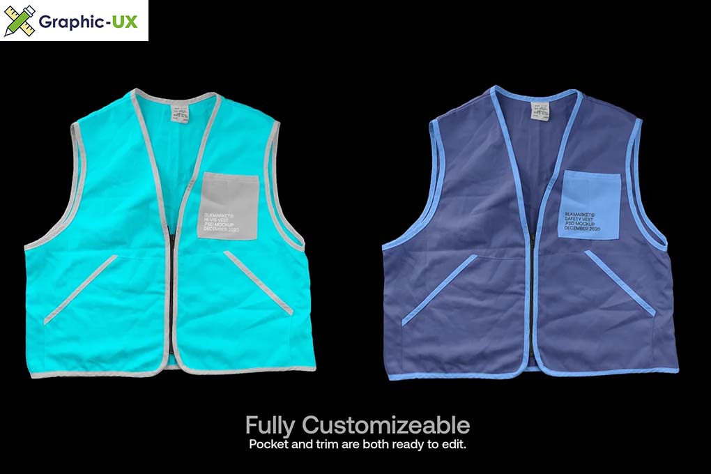 Safety-vest.psd - Streetwear Mockup