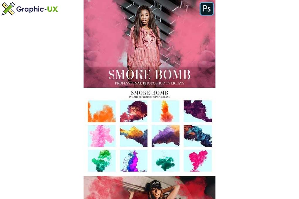 Smoke Bomb Overlays Photoshop