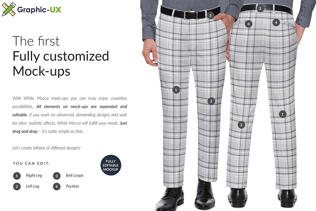 Suit Pants 2xMock-ups