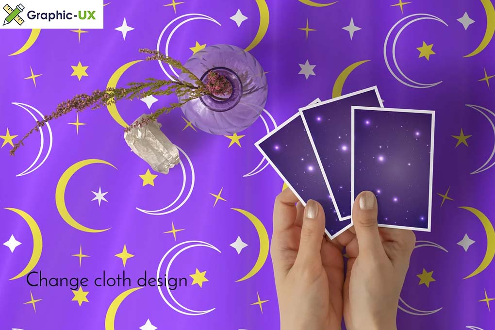Tarot Cards Reading Cloth Mockups