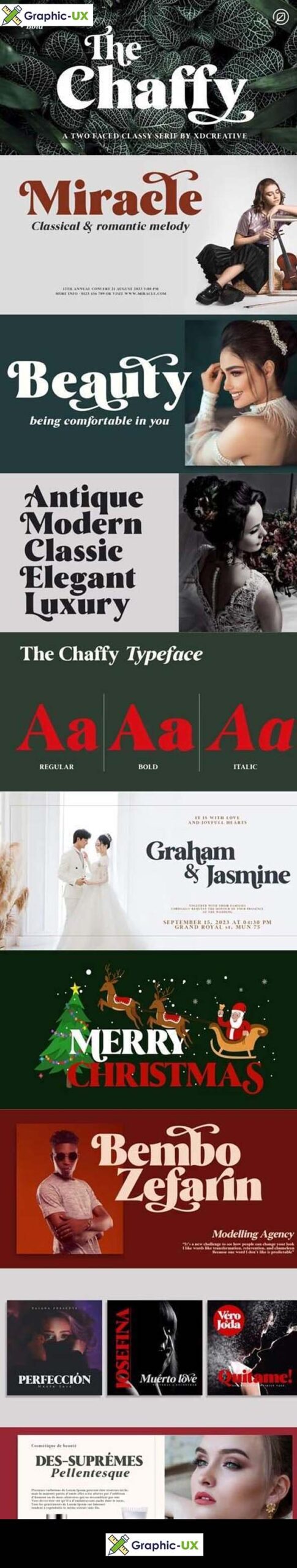 The Chaffy Font Family