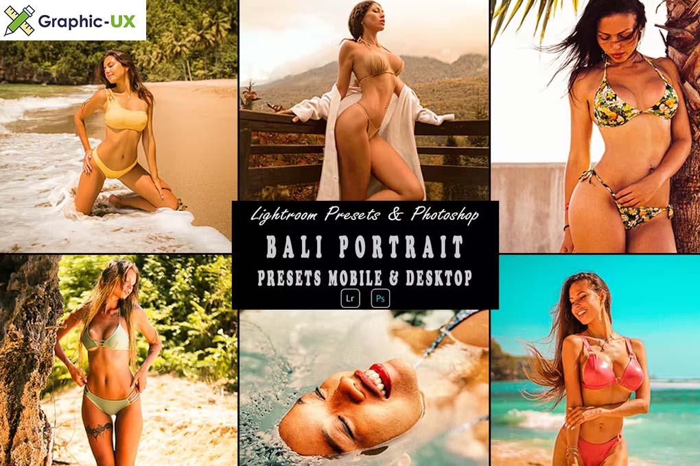 Bali Portrait Photoshop Action & Lightrom Presets