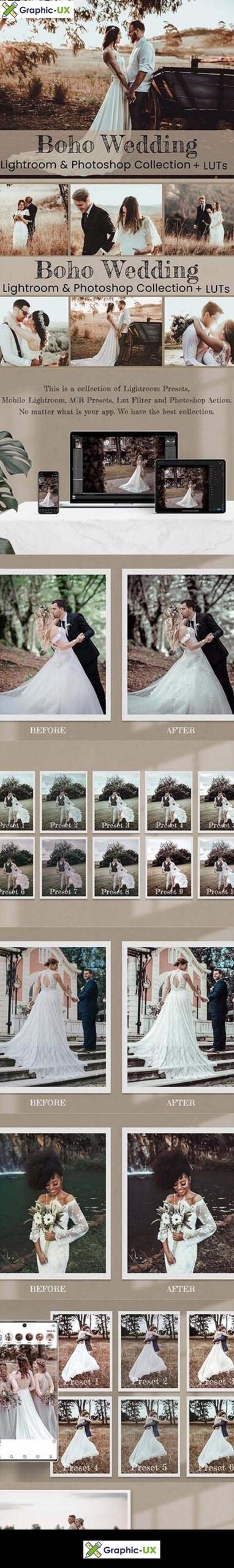 Boho Wedding Photoshop Actions