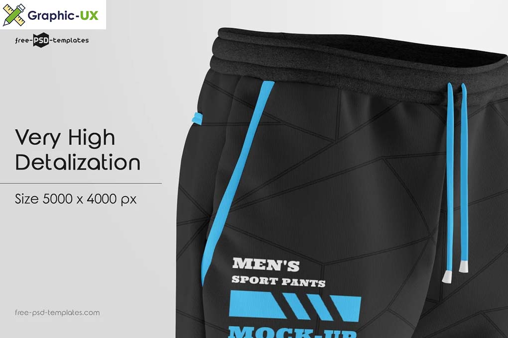 Men's Sport Pants Mockup