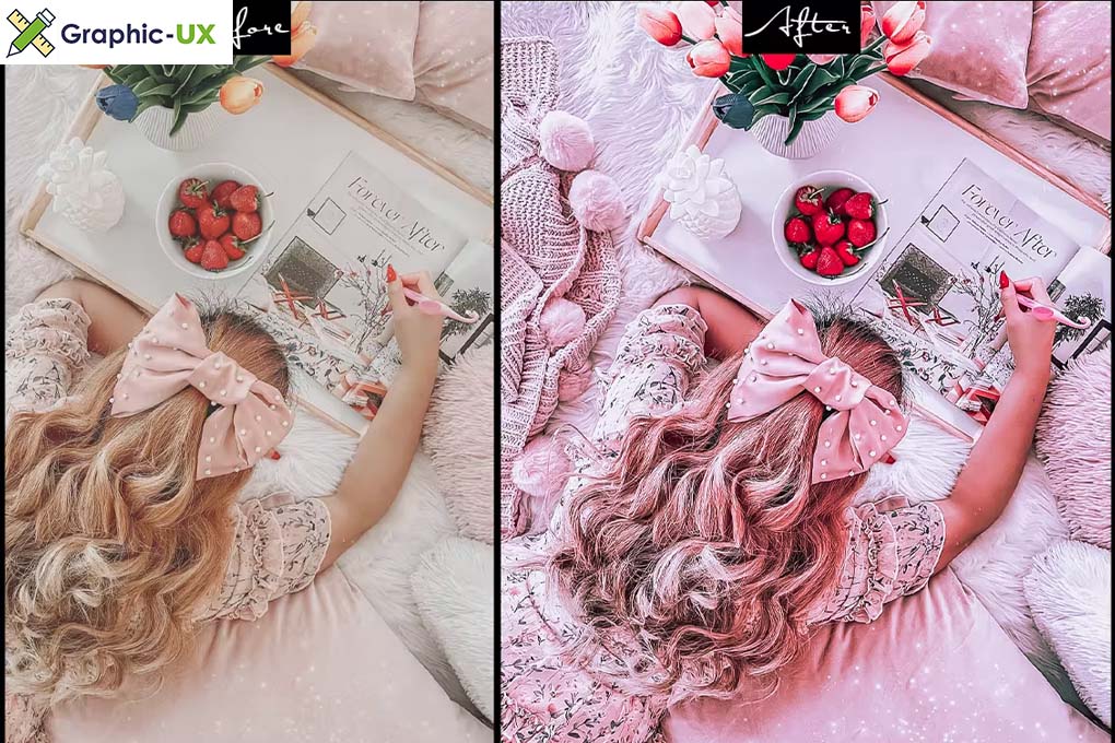 Sweet Pink Photoshop Actions & Lightroom Presets