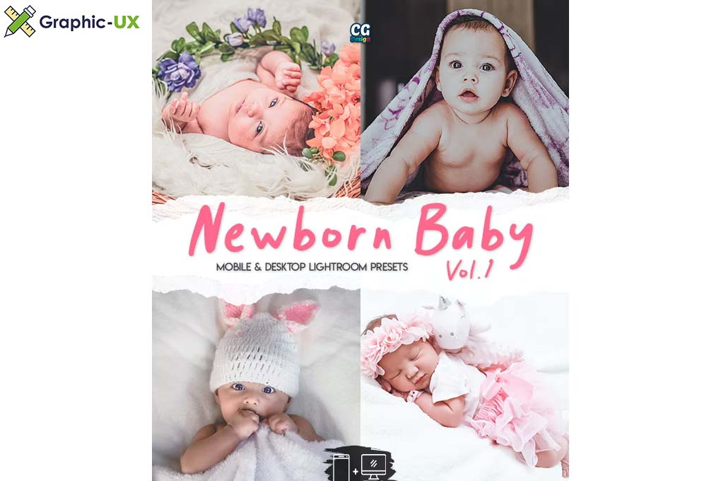Newborn Baby Vol. 1 15 Premium Lightroom Presets